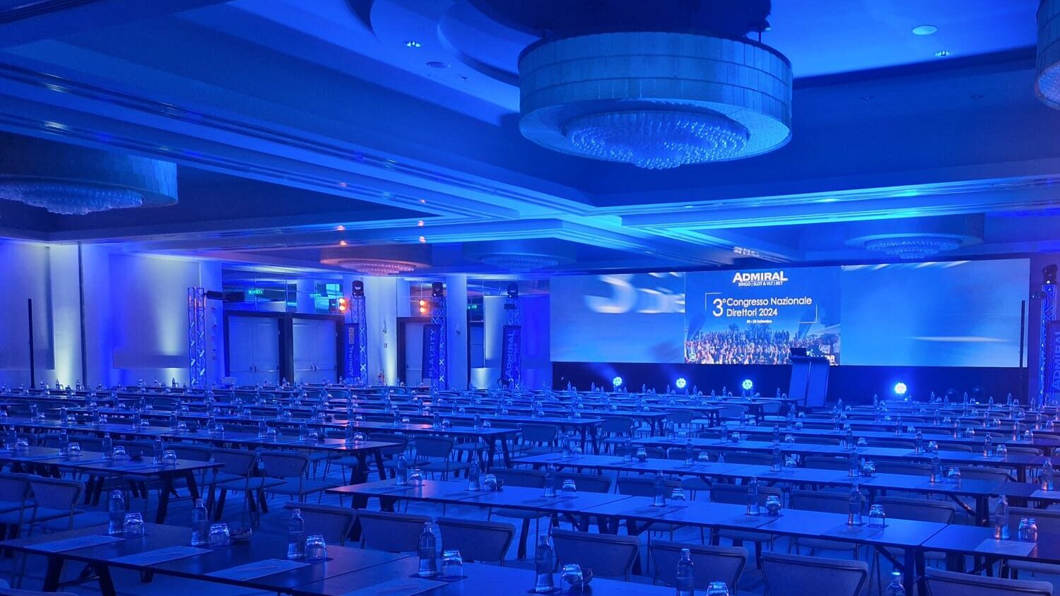 Service audio video e luci per evento aziendale